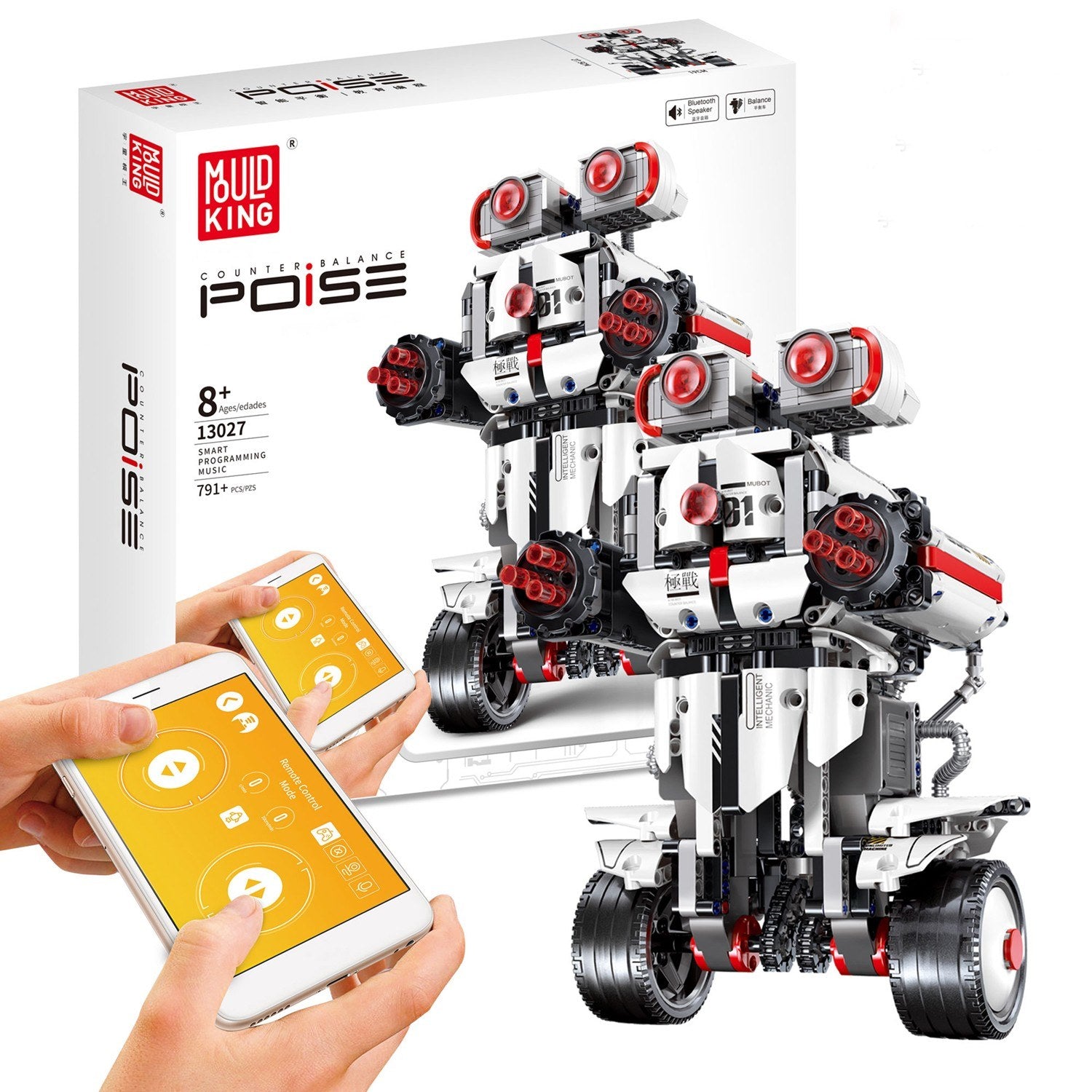 791PCS 2.4G Remote Control APP RC Robot Educational Bricks STEM Toys