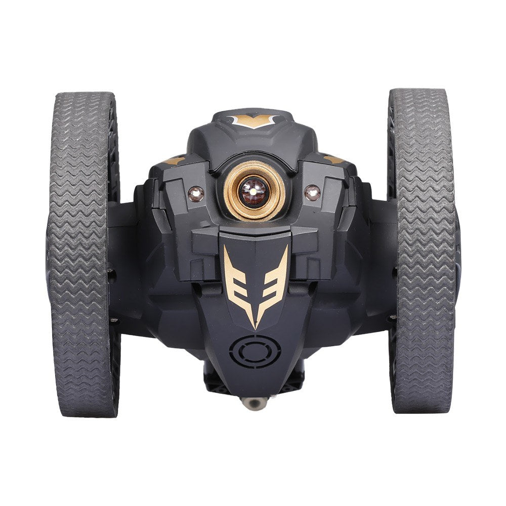 2WD 2.4Ghz RC Bounce Car Jump Remote Control Stunt Watch Induction 360° Rotation 27.6 inches Bouncing Music Led Light