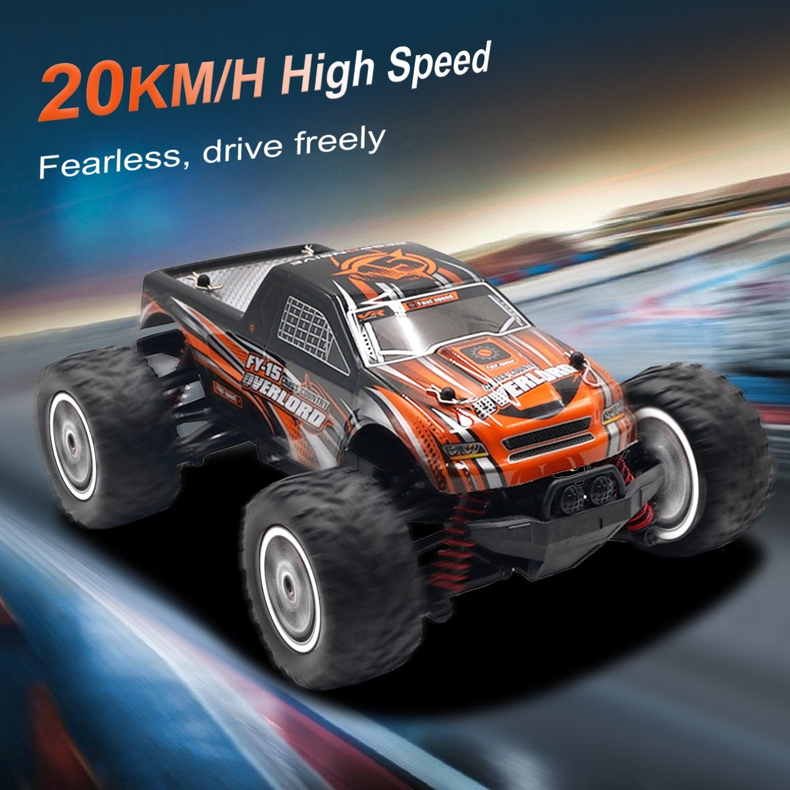 2.4Ghz 20KM/H 1:20 Off Road RC Trucks 4WD Vehicle Racing Climbing Car