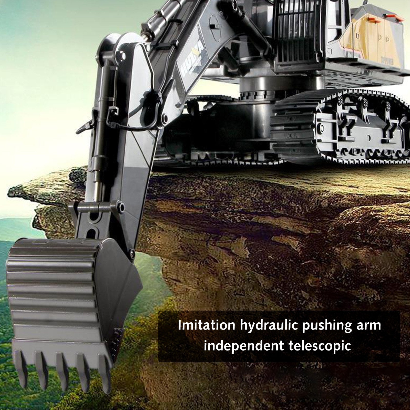 1:14 RC Excavator 2.4Ghz Electric Remote Control Toy