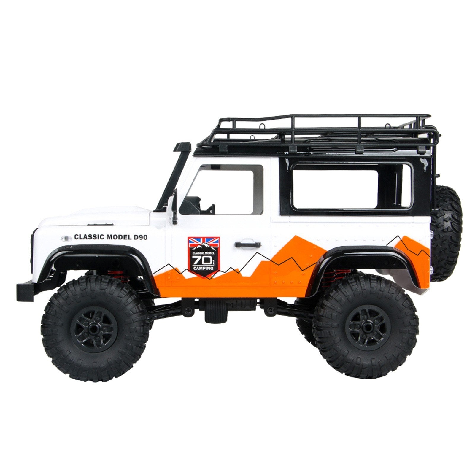 4WD 2.4Ghz Off Road Car RC Rock Crawler Cross-country Truck Toy with Headlight for Adults and Kids