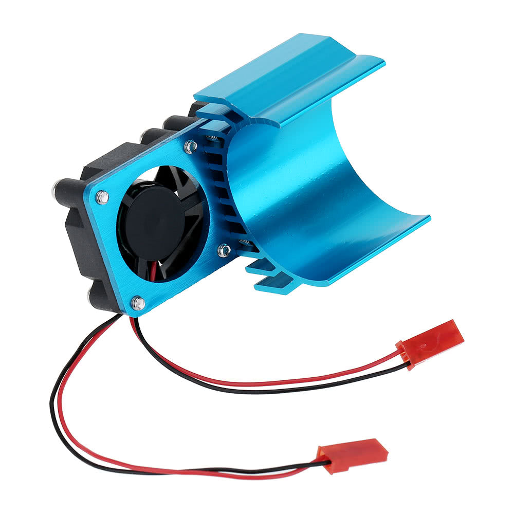 7019 Motor Heat Sink With Two Cooling Fans for 1/10 HSP RC Car 540/550 3650