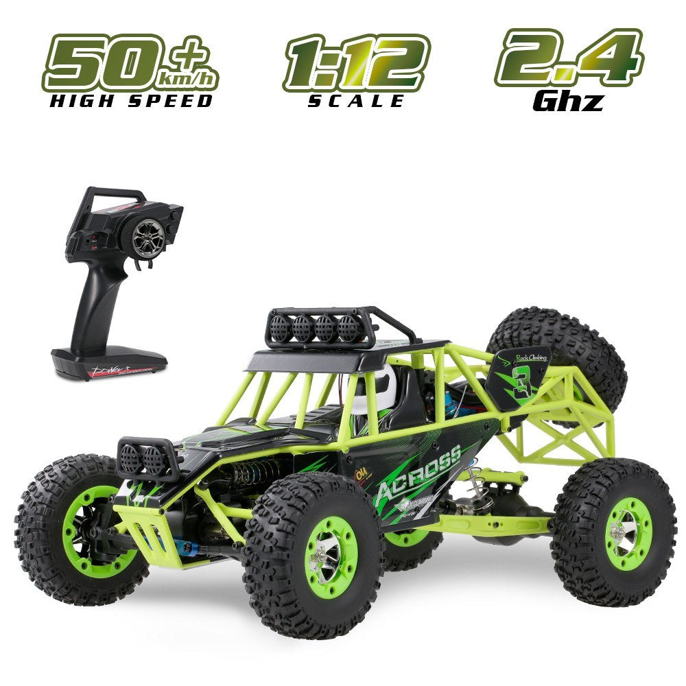 1/12 2.4G 4WD 50km/h High Speed RC Car Off Road Rock Crawler Cross-country RC Truck