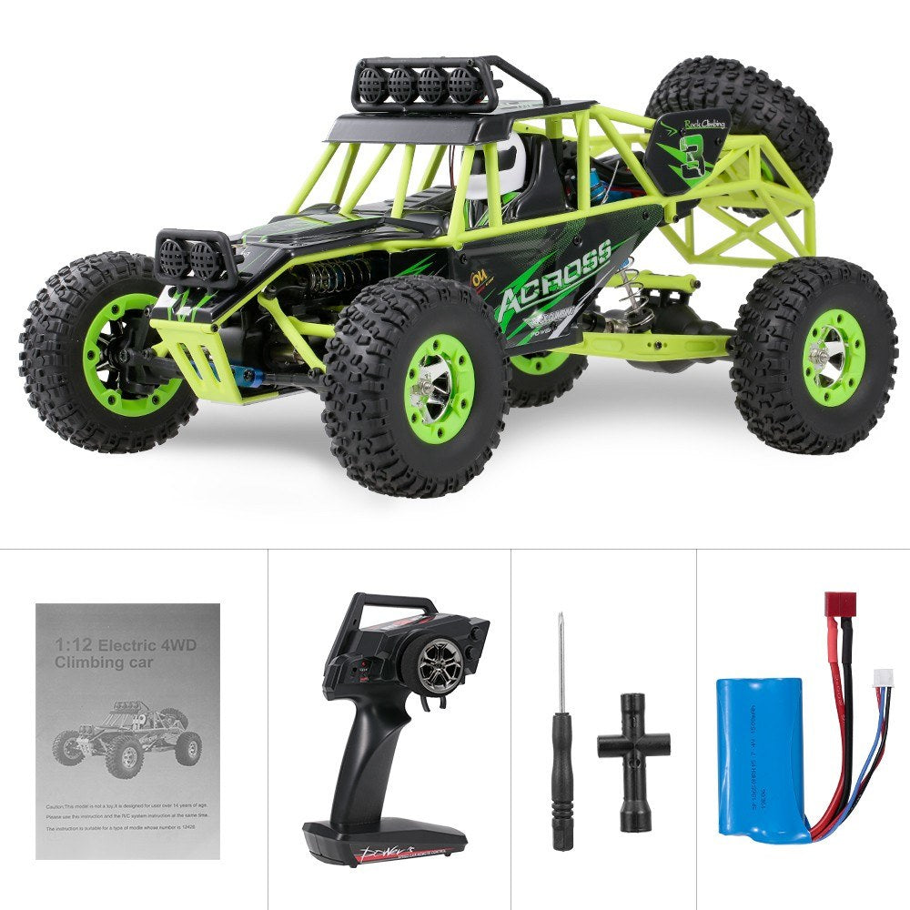 1/12 2.4G 4WD 50km/h High Speed RC Car Off Road Rock Crawler Cross-country RC Truck