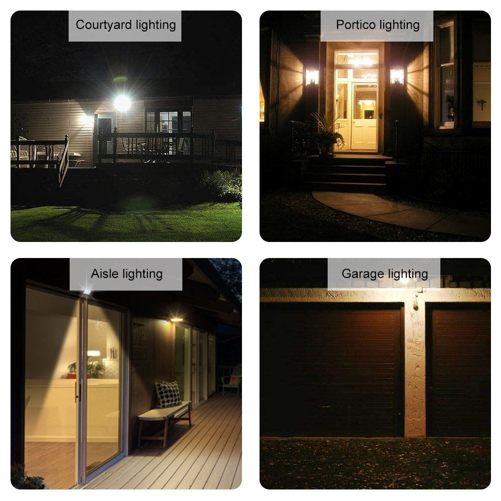 Waterproof Solar Powered PIR Motion Sensor Wall Lights