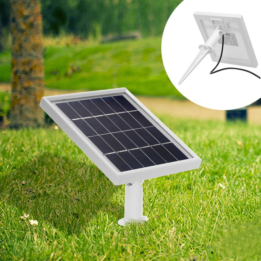 Solar Powered Floodlight 54 LED IP65 Waterproof Lights Outdoor Security with Bracket