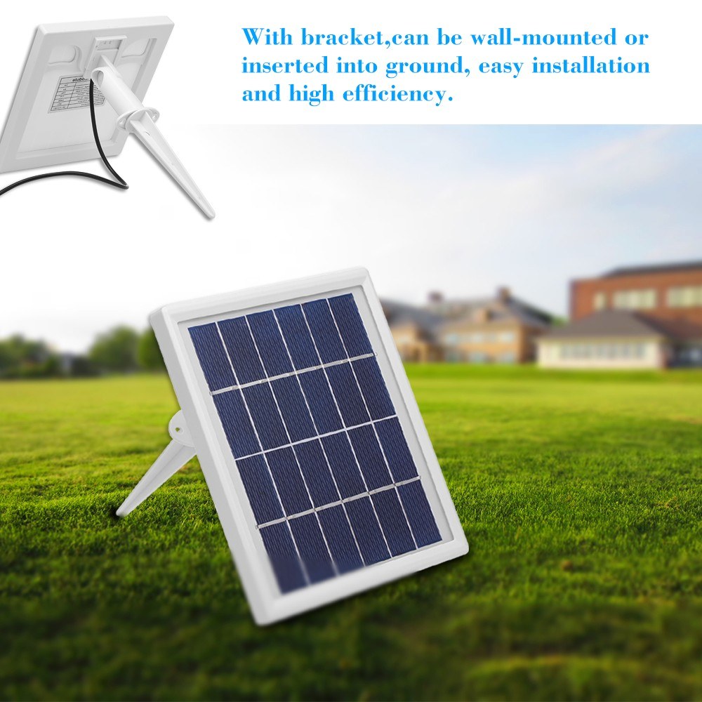 Solar Powered Floodlight 54 LED IP65 Waterproof Lights Outdoor Security with Bracket