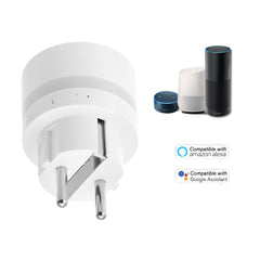 Smart WIFI Plug with LED Night Lighting Support Phone APP Remote Connection / Timing Function Real Time