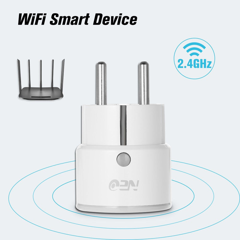 Smart Power Plug Home Socket Voice Control Compatible Remote by Phone from Anywhere
