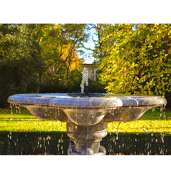 Solar Power Fountain Flower-shape Panel Energy-saving Water Pump 195mm/7.68"