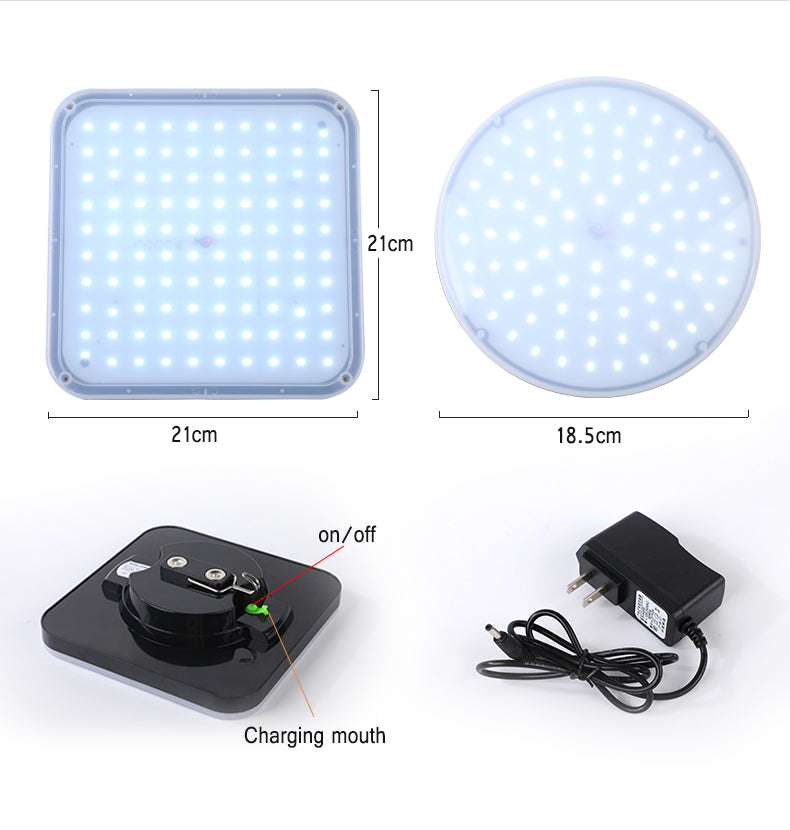 Portable High-Power LED Rechargeable Emergency Light Outdoor Camping Tent Home Night Market Fishing Job Maintenance Floodlight
