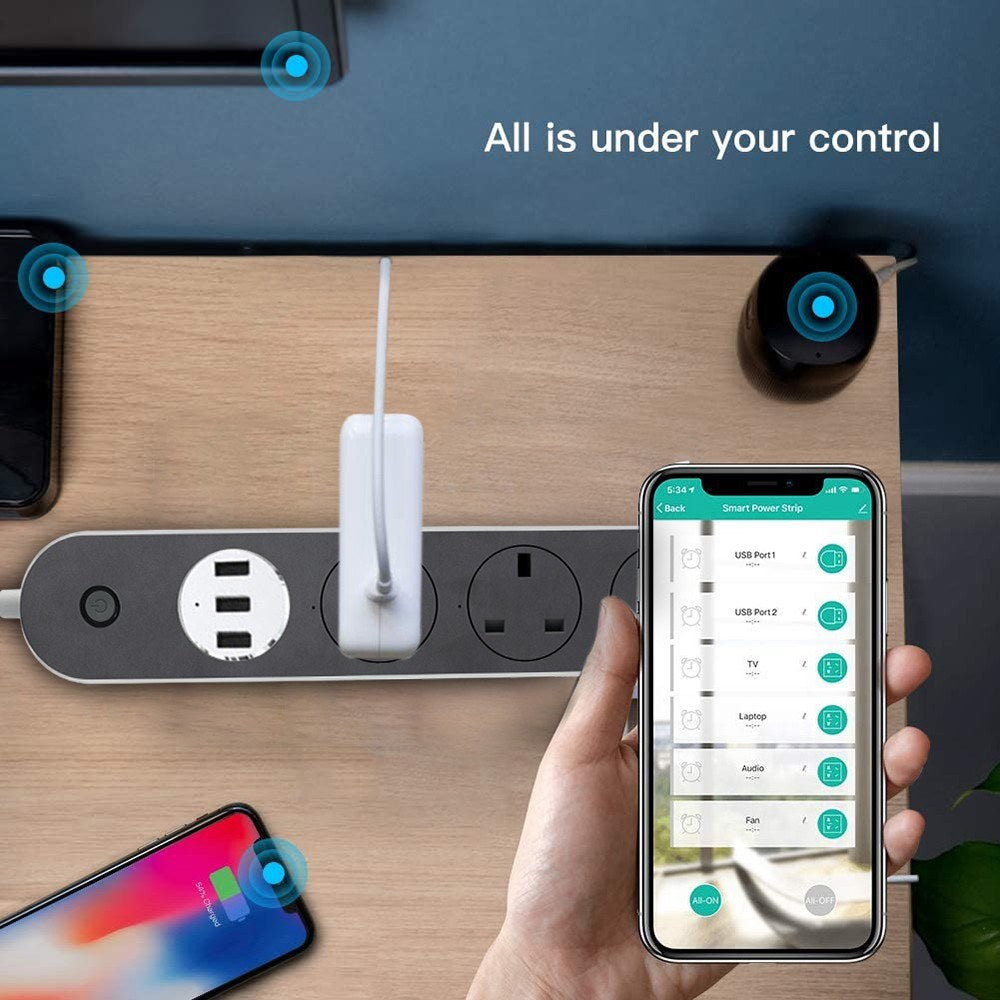WiFi Smart Power Strip Intelligent Plug Socket