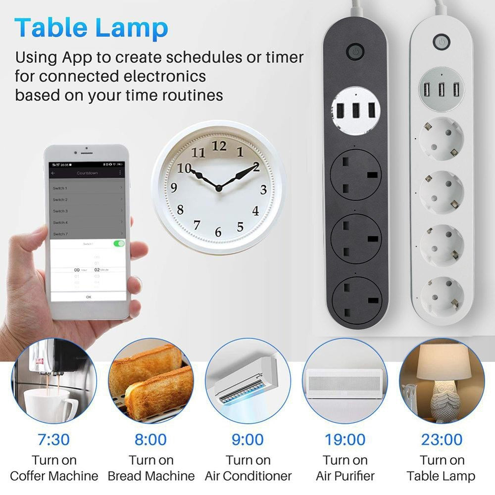WiFi Smart Power Strip Intelligent Plug Socket