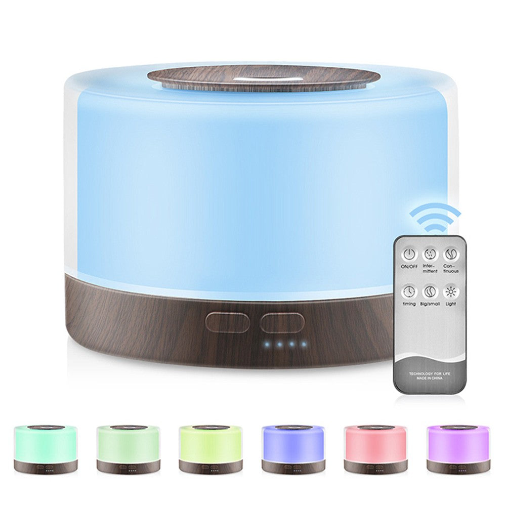 500ML Ultrasonic Air Humidifier Essential Oil Diffuser