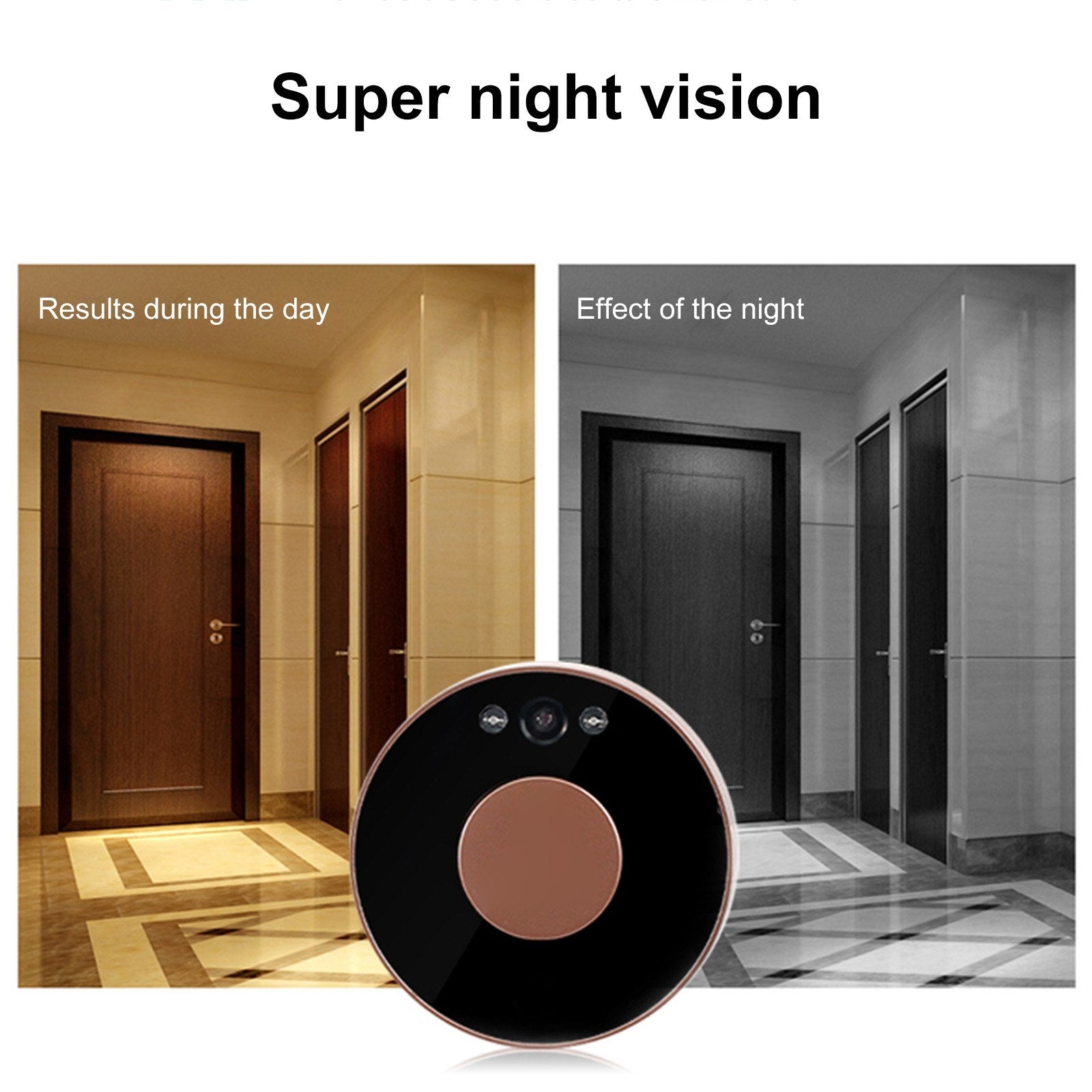 2.8'' Digital Door Viewer Smart LCD Peephole Camera HD Monitor with Night Vision for Home Security