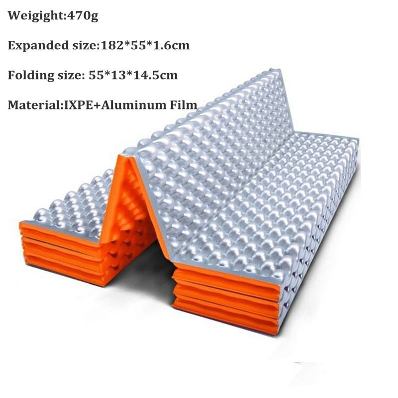 Outdoor Waterproof Camping Mattress Foldable Beach Pad Tent Sleeping Pad Ultralight Foam Picnic Mat Camping Mattress