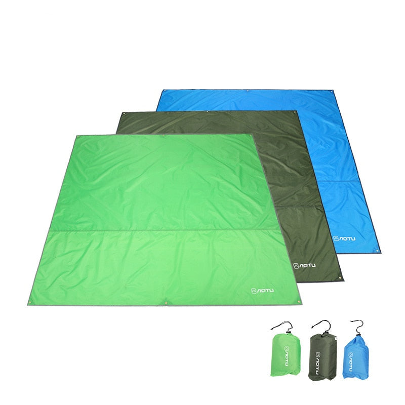 Outdoor Mat Lightweight Waterproof Oxford Cloth Multi-functional Sun Shelter Tarp Blanket Camping Picnic Hiking Barbecue Party