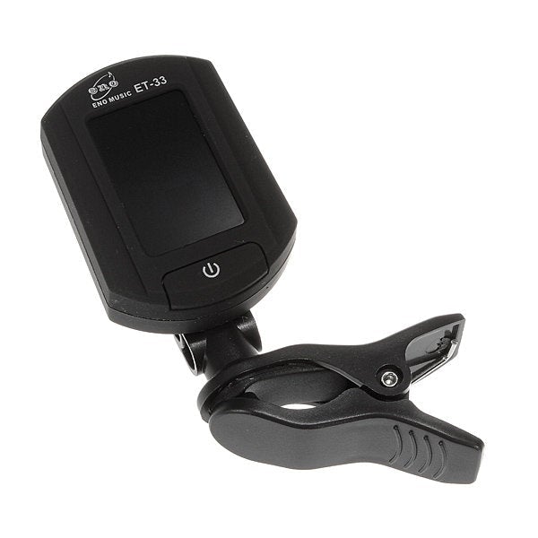 Digital Electronics Mini Clip On Guitar Bass Violin Tuner