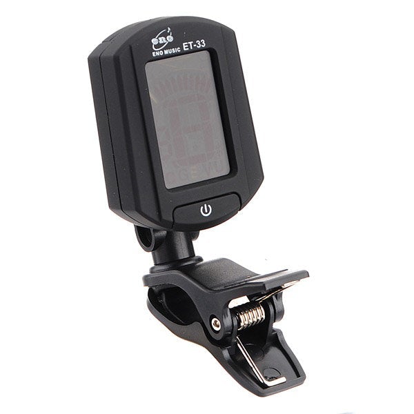 Digital Electronics Mini Clip On Guitar Bass Violin Tuner