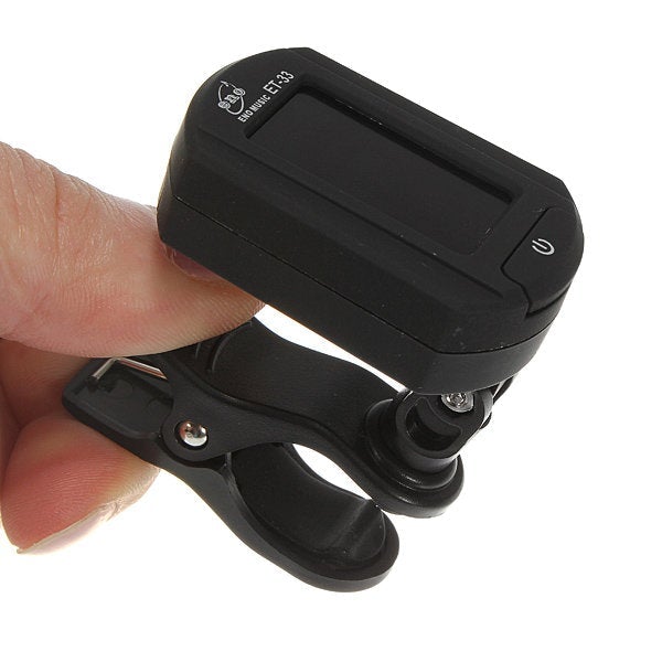 Digital Electronics Mini Clip On Guitar Bass Violin Tuner