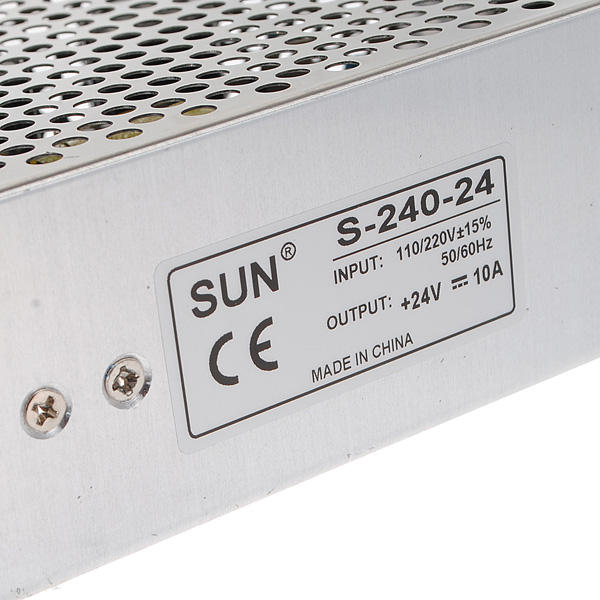 Switching Power Supply for LED Strip light 24V 10A 240W