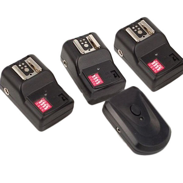 Wireless/Radio Flash Trigger 3 Receivers 16 Channels