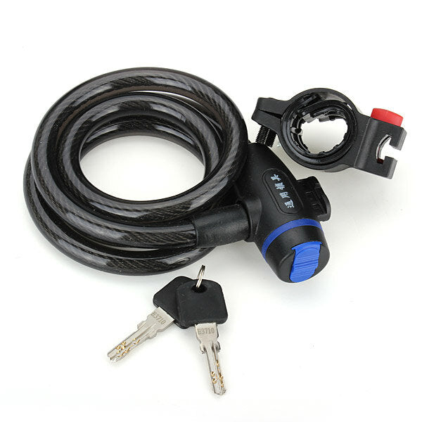 Mountain Bike Bicycle Key Lock 12x1000mm Motorcycle Lock Chain