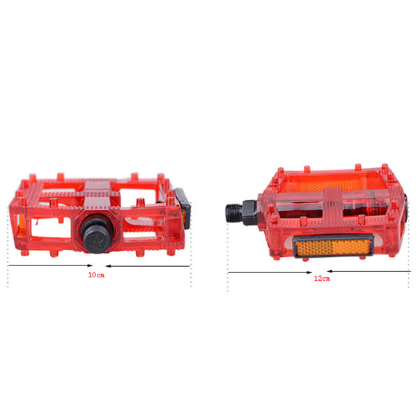 Fixed Gear Bike Bicycle Plastic Steel Ball Type Pedals