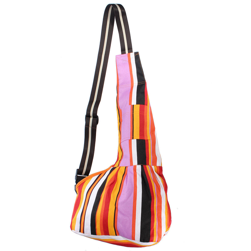 Colored Durable Oxford Cloth Sling Single Shoulder Pet Carrier Bag