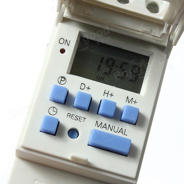 Rail Digital Programmable Timer Switch 220-240V 16A