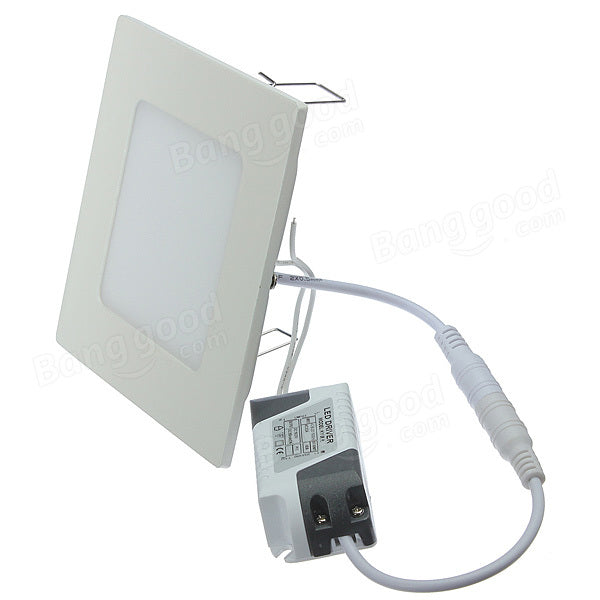 Dimmable 6W Square Ultra Thin Ceiling Energy-Saving LED Panel Light