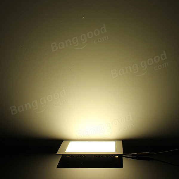 Dimmable 15W Square Ultra Thin Ceiling Energy-Saving LED Panel Light