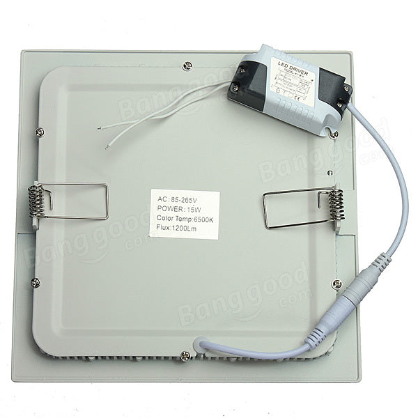 Dimmable 15W Square Ultra Thin Ceiling Energy-Saving LED Panel Light