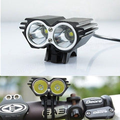 2x U2 LED Cycling Bike Headlight Headlamp Front Light