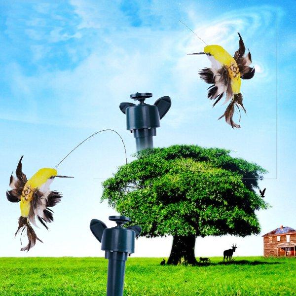 Solar Energy Toys Powered Flying Flapping Hummingbird