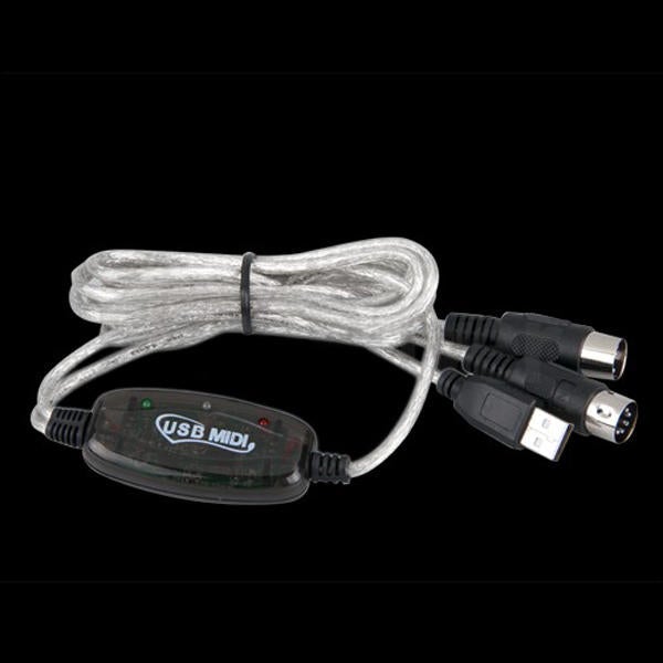MIDI USB Cable Converter PC to Music Keyboard Adapter