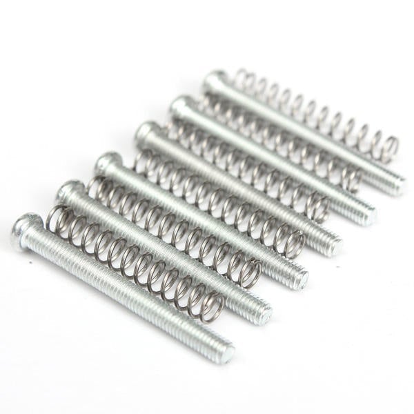 Silver Screws Springs Sets Kits Guitar Humbucker Pickup Mounting