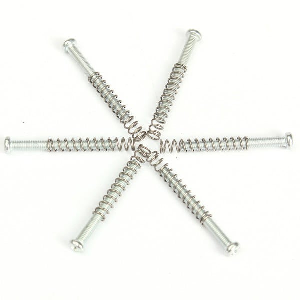 Silver Screws Springs Sets Kits Guitar Humbucker Pickup Mounting