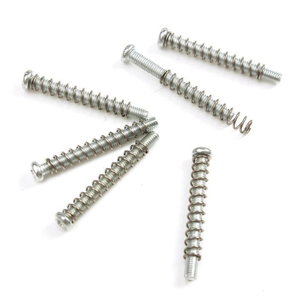 Silver Screws Springs Sets Kits Guitar Humbucker Pickup Mounting