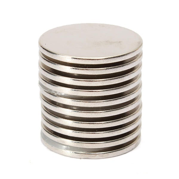 10PCS 25x2mm N35 Strong Round Rare Earth Neodymium Magnetic Toys