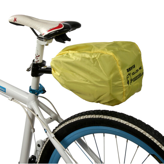 Bike Quick Release Buckle Bicycle Saddle Bag+Rain Cover