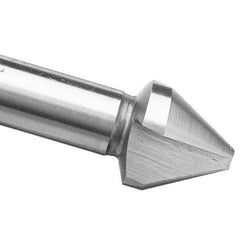 60 Degree Three Flute Shraight Shank HSS Chamfer Milling Cutter Bit