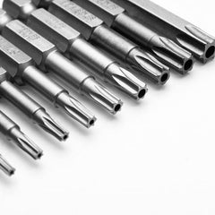 12pcs 1/4 Inch 50mm*T5-T40 Magnetic Torx Screwdriver Bits Set