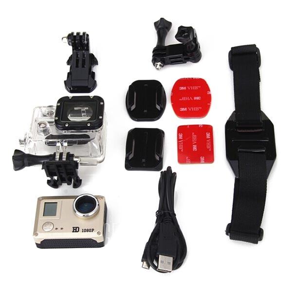 Action Sports Camera WiFi 1080P CMOS Sensor 170 Degree Wide Angle