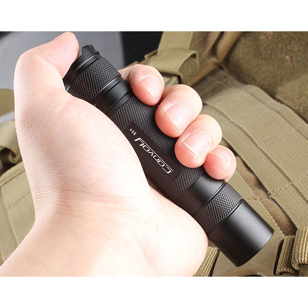 Convoy S2+ Black L2 7135x8 3/5mode EDC LED Flashlight 18650