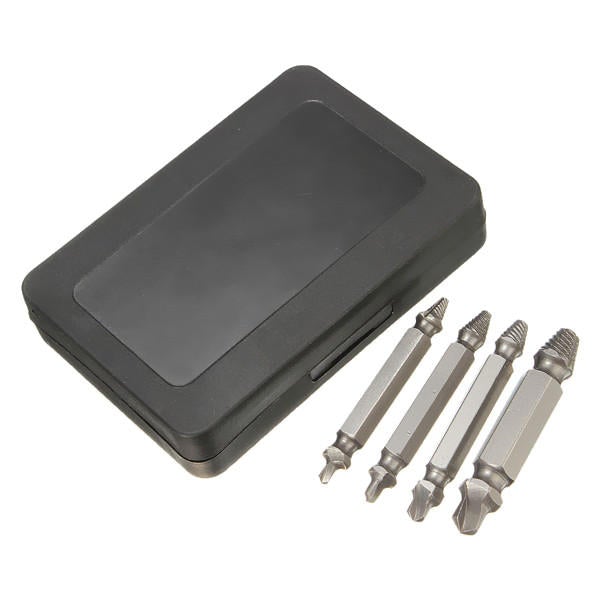 4PCS Double Side Damaged Screw Extractor Out Remover Bolt Stud Tool