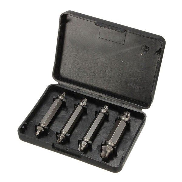 4PCS Double Side Damaged Screw Extractor Out Remover Bolt Stud Tool