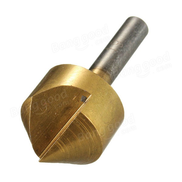 5pcs 6/10/13/16/19mm Titanium Countersinks Chamfering Cutter Drill Press