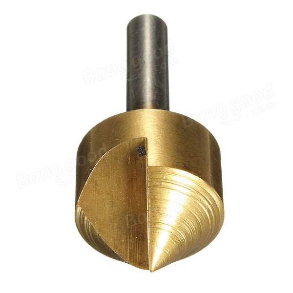 5pcs 6/10/13/16/19mm Titanium Countersinks Chamfering Cutter Drill Press
