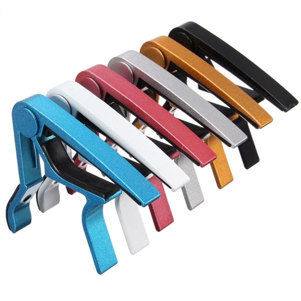 Aluminum Alloy Release Spring Trigger Guitar Capo for Electric Acoustic Guitars